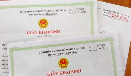 Dịch Thuật Công Chứng Giấy Khai Sinh